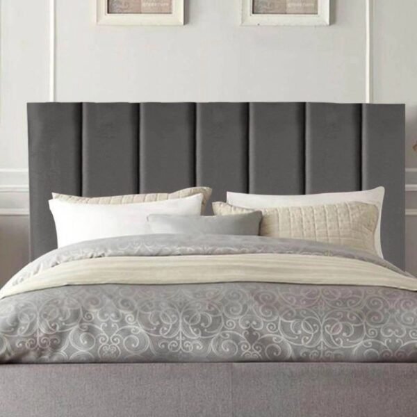 Cabeceira Queen Estofada Veneza 10 Diamond Linho Bege 160 x 60 rbl