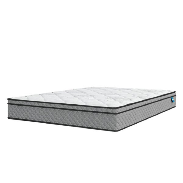 Colchão Casal Molas Ensacadas Mirage 138x188x24cm Cinza/Branco Umaflex - Suporta até 120kg por Pessoa
