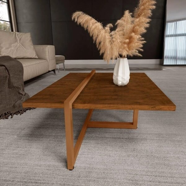 Mesa Centro Estilo Industrial Berlin Decorativa Moderna klm Móveis