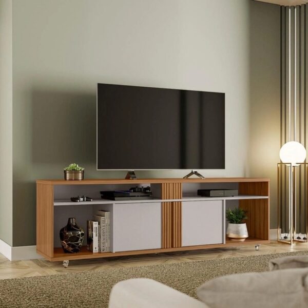 Rack para TV até 70 Polegadas 2 Portas nt 1290 Notável Móveis